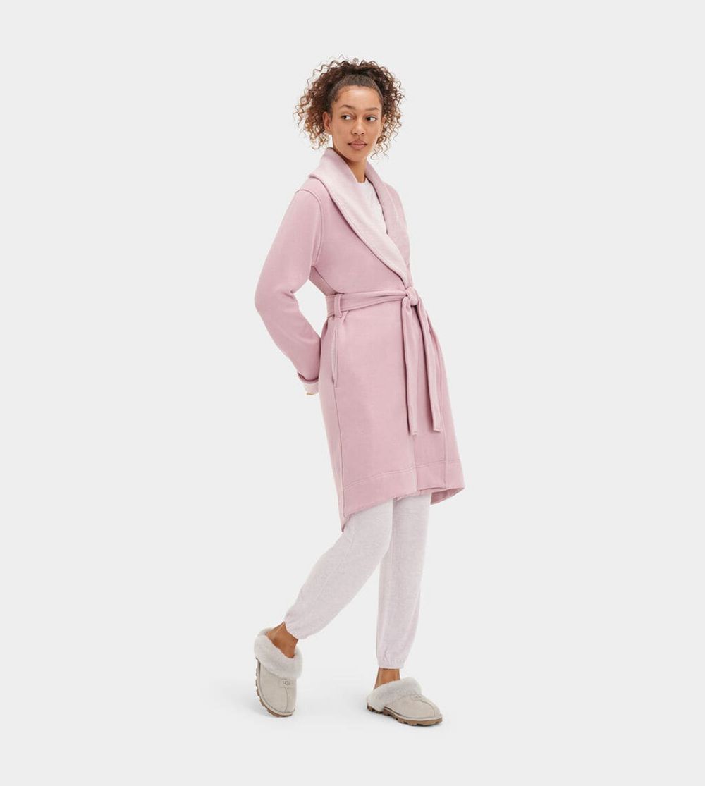 Ugg Robe Womens - Ugg Blanche Ii Pink - 084CWJGMZ